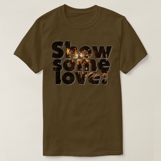 Show een beetje liefde t-shirt (Design voorkant)