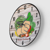 Show em de duim Gepersonaliseerde Master Gardener Grote Klok (Hoek)
