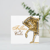 Show-evenement voor paarden kaart (Staand voorkant)