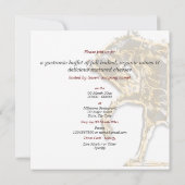 Show-evenement voor paarden kaart (Achterkant)