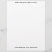 Show Flyer (Achterkant)