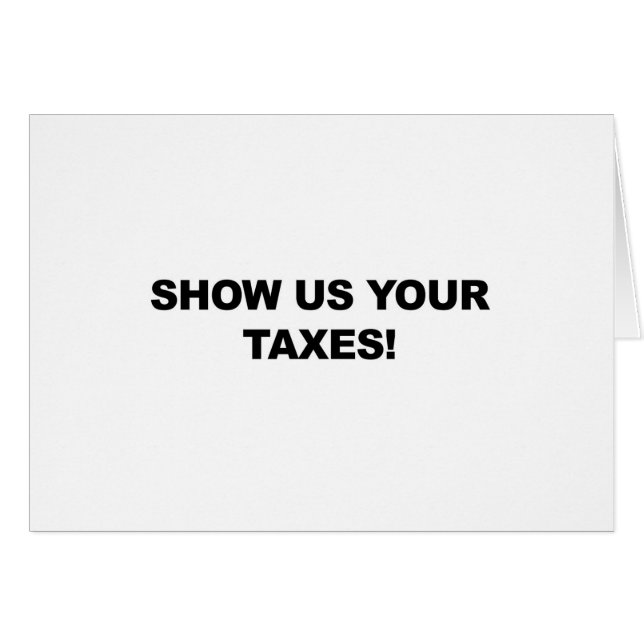 Show gebruikt je belastingen! (Voorkant Horizontaal)