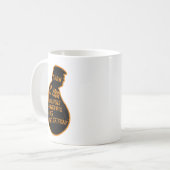 Show gebruikt je botspuiten koffiemok (Voorkant links)