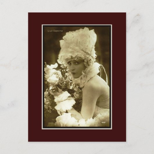 Show Girl 1920 Briefkaart (Voorkant)