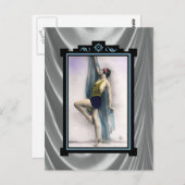 Show Girl Dancer Briefkaart (Voorkant / Achterkant)