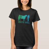 Show Girl Fun Livestock Cattle Showin T-shirt (Voorkant)