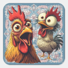 “Show Glam” Cheesy Chickens Sticker