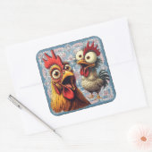 “Show Glam” Cheesy Chickens Sticker (Envelop)