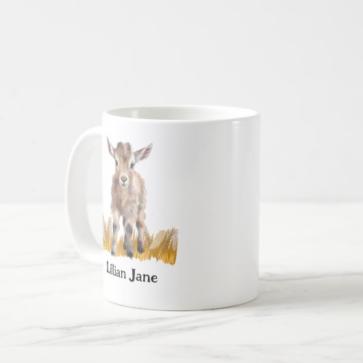 Show Goat Custom Name Koffiemok (Voorkant links)