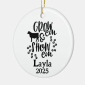 Show Heifer 4H Ornament (Links)