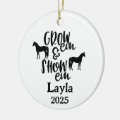 Show Horse Ornament, Rodeo Horse Ornament (Links)