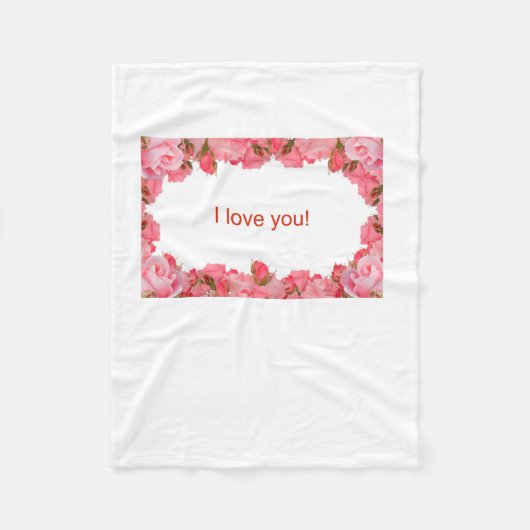 Show houdt van de 14 februari. fleece deken (Voorkant)