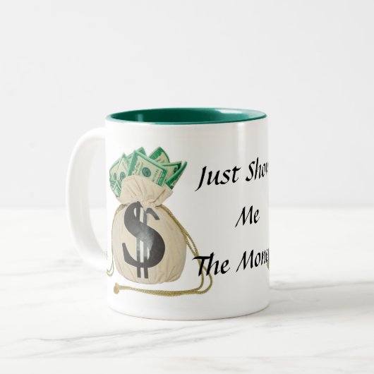 Show-ik-de-Geld Mok (Voorkant links)