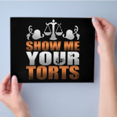 Show Ik je folterjurist-student Paralegal Flyer (Hand)