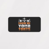 Show Ik je folterjurist-student Paralegal Labels (Design 2)