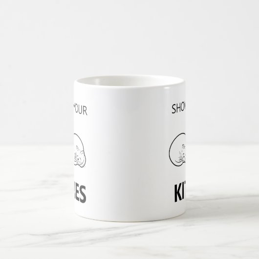 Show ik je Katten grappig Koffiemok (Center)