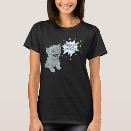 Show ik je Katten grappige kat T-shirt (Voorkant)