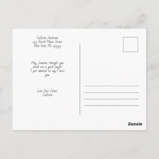 Show Ik Uw Katten citeren Funny Joke Typografie Briefkaart (Achterkant)