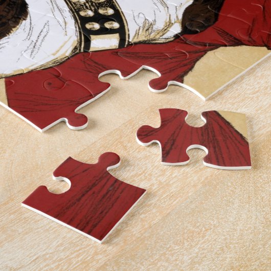 Show Illustratie kunst Oud Antiek Legpuzzel (Zijkant)