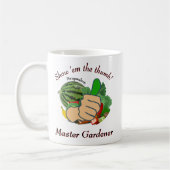 Show is de duimmeester Gardener Koffiemok (Links)