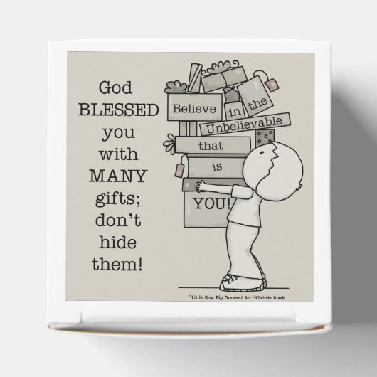 Show je cadeaus bedankdoosjes (Bovenkant)