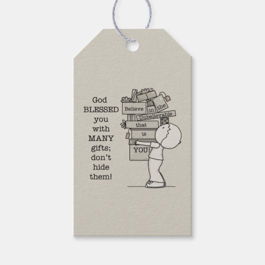 Show je cadeaus cadeaulabel (Voorkant)