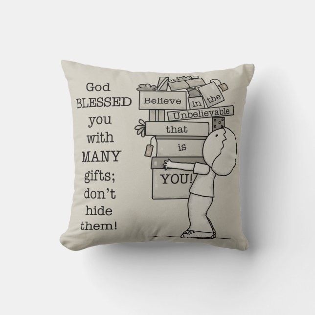 Show je cadeaus kussen (Voorkant)