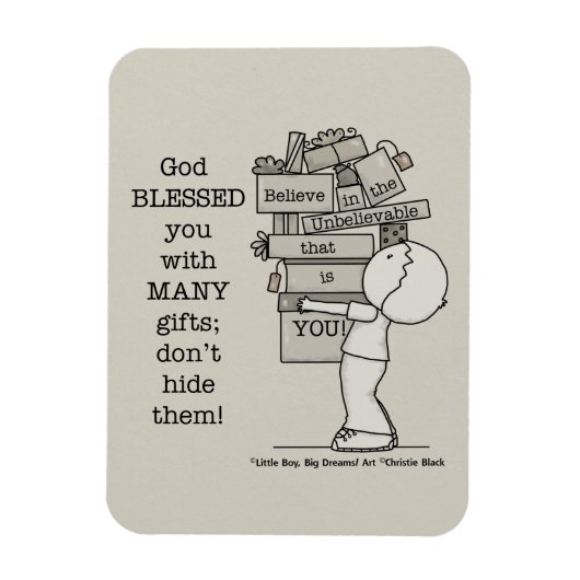 Show je cadeaus magneet (Verticaal)