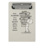 Show je cadeaus mini klembord (Voorkant)