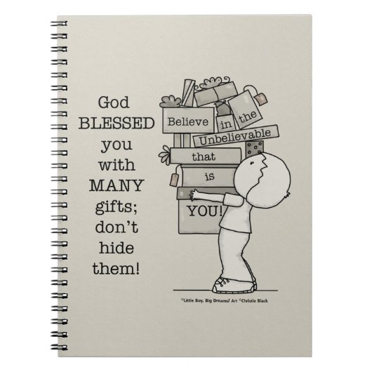 Show je cadeaus notitieboek (Voorkant)