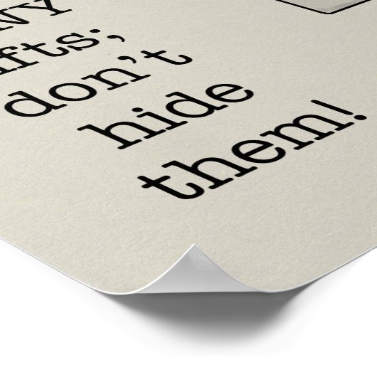 Show je cadeaus poster (Hoek)