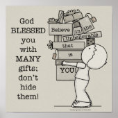 Show je cadeaus poster (Voorkant)