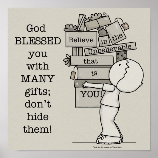 Show je cadeaus poster (Voorkant)