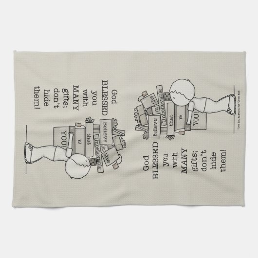 Show je cadeaus theedoek (Horizontaal)