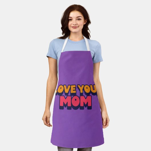 Show je liefde met dit speciale mama Schort! 💜 Schort (Gedragen)