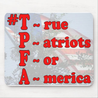 Show je patriottisme! Gebruik (h/t) #TPFA op Twitt Muismat