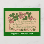  Show Je Shamrock St. Patrick's Day Briefkaart (Voorkant)