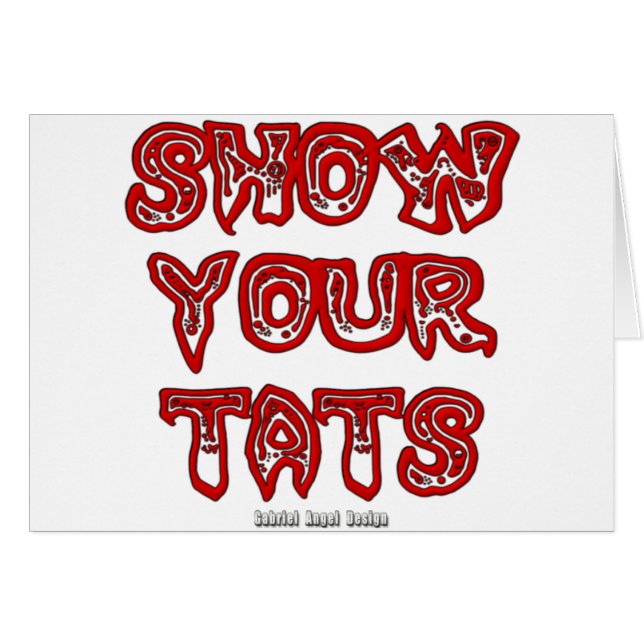 Show je tats (Voorkant Horizontaal)