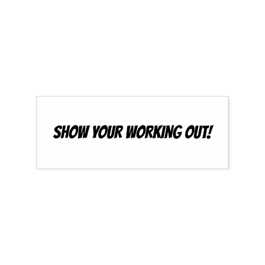 Show je training! Teacher Rubber Stamp Rubberstempel (Afrduk)