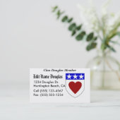 Show je trots! Clan Douglas Visitekaartjes... Visitekaartje (Staand voorkant)