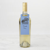 Show jumper die een obstakel opruimt. flessenhanger (Op fles)