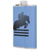 Show jumper die een obstakel opruimt. heupfles (Links)