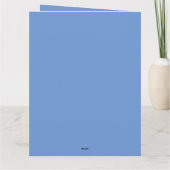 Show jumper die een obstakel opruimt. kaart (Achterkant)