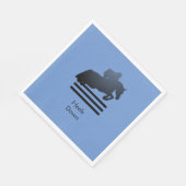 Show jumper die een obstakel opruimt. servet (Hoek)