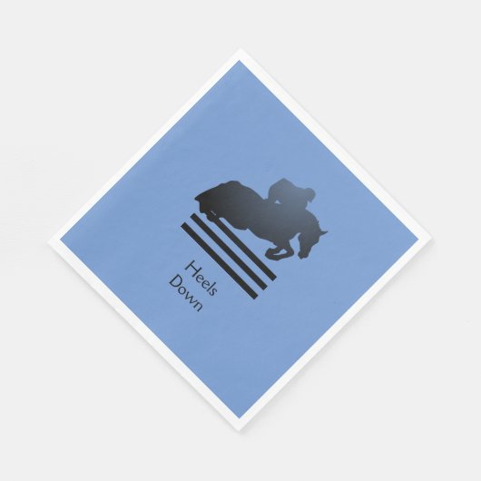 Show jumper die een obstakel opruimt. servet (Hoek)