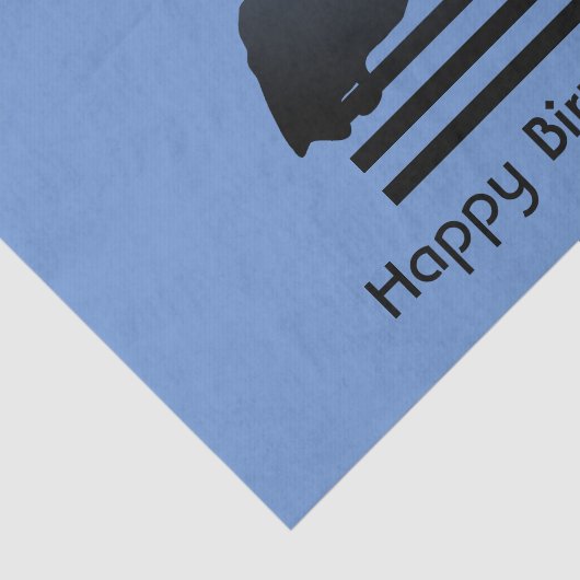 Show jumper die een obstakel opruimt. tissuepapier (Detail)