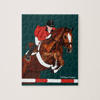 Show Jumper Equestrian Puzzle Legpuzzel