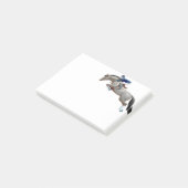 Show Jumper Grey Horse Post Post-it® Notes (Schuin)