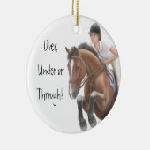 Show Jumper Horse Ornament (Rechts)