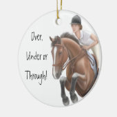 Show Jumper Horse Ornament (Links)
